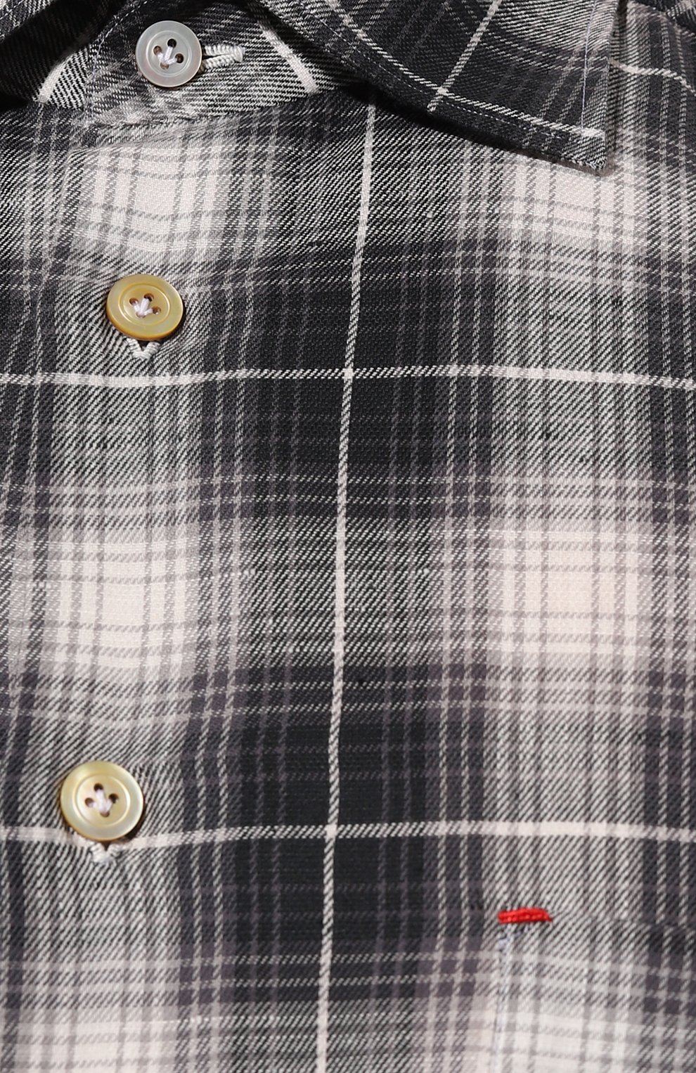 Хлопковая рубашка KITON, арт. UMCNERH0863806, фото 5