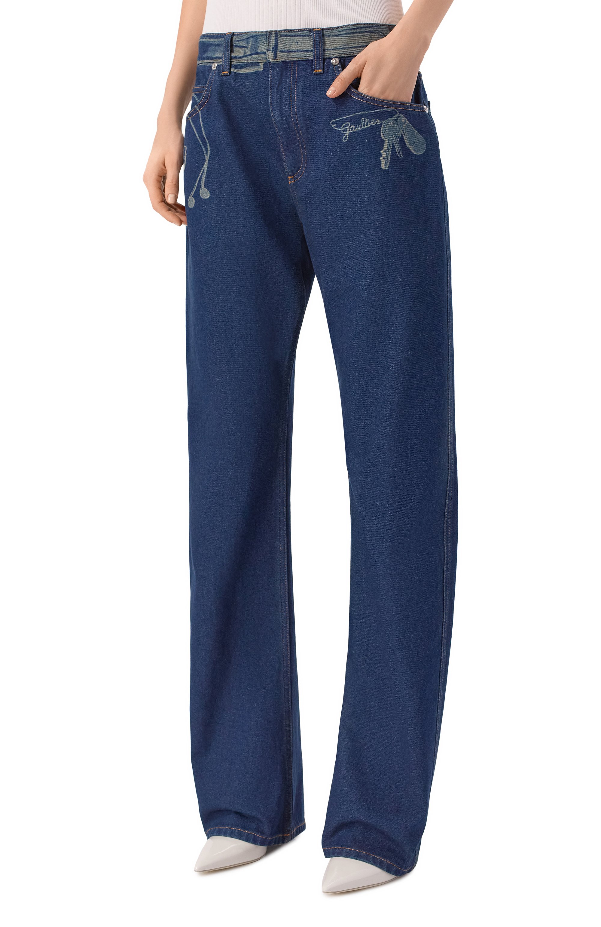 Джинсы JEAN PAUL GAULTIER, арт. 26/01-W-TR060/D027, фото 3