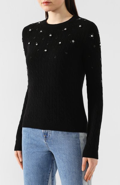 Пуловер из смеси шерсти и вискозы REDVALENTINO, арт. RR3KCA18/BLM, фото 3