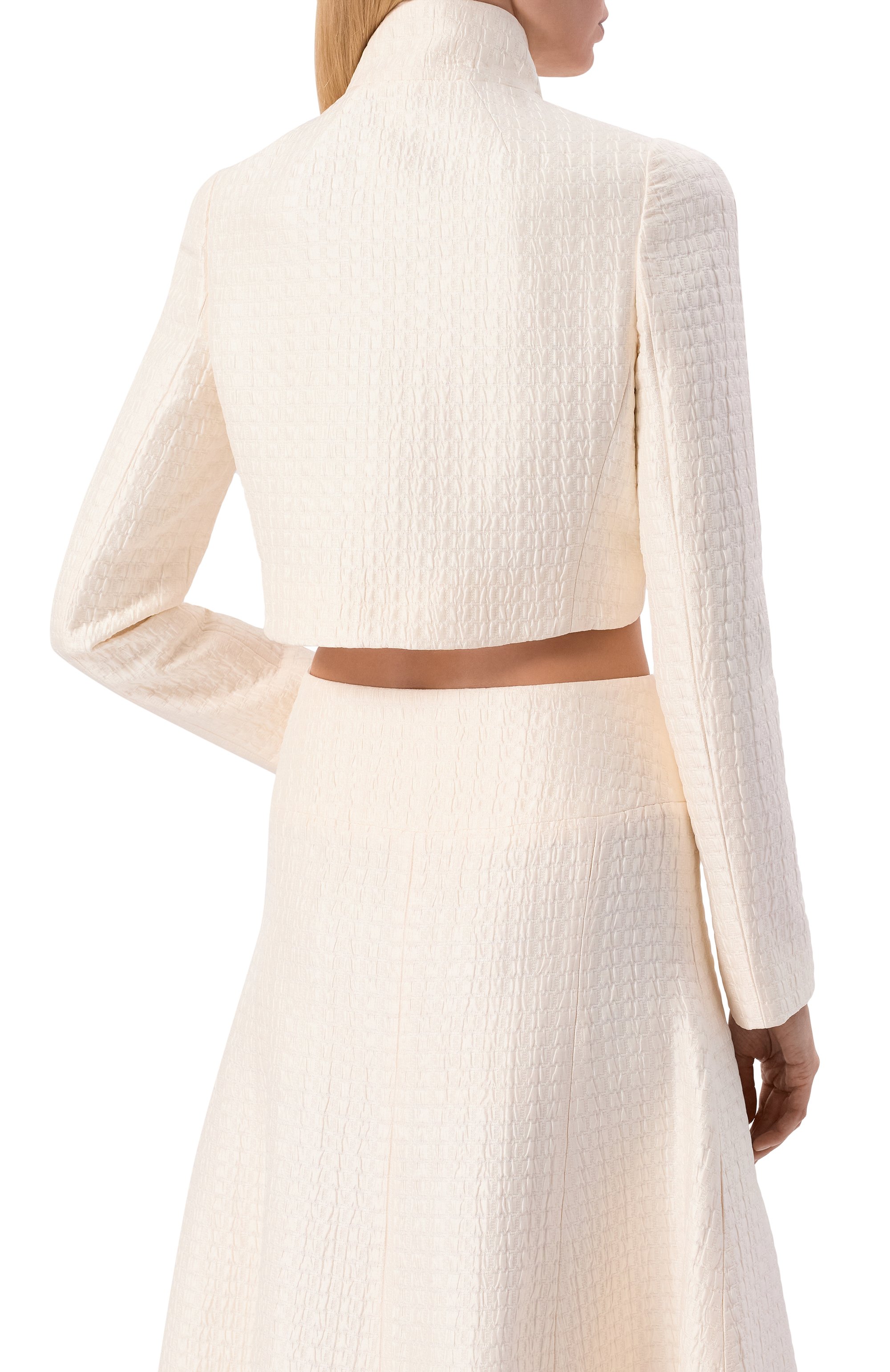 Шелковый жакет ALAIA, арт. AA9V1146W097B, фото 4