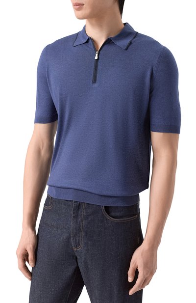 Шелковое поло GRAN SASSO, арт. 43166/23506, фото 3