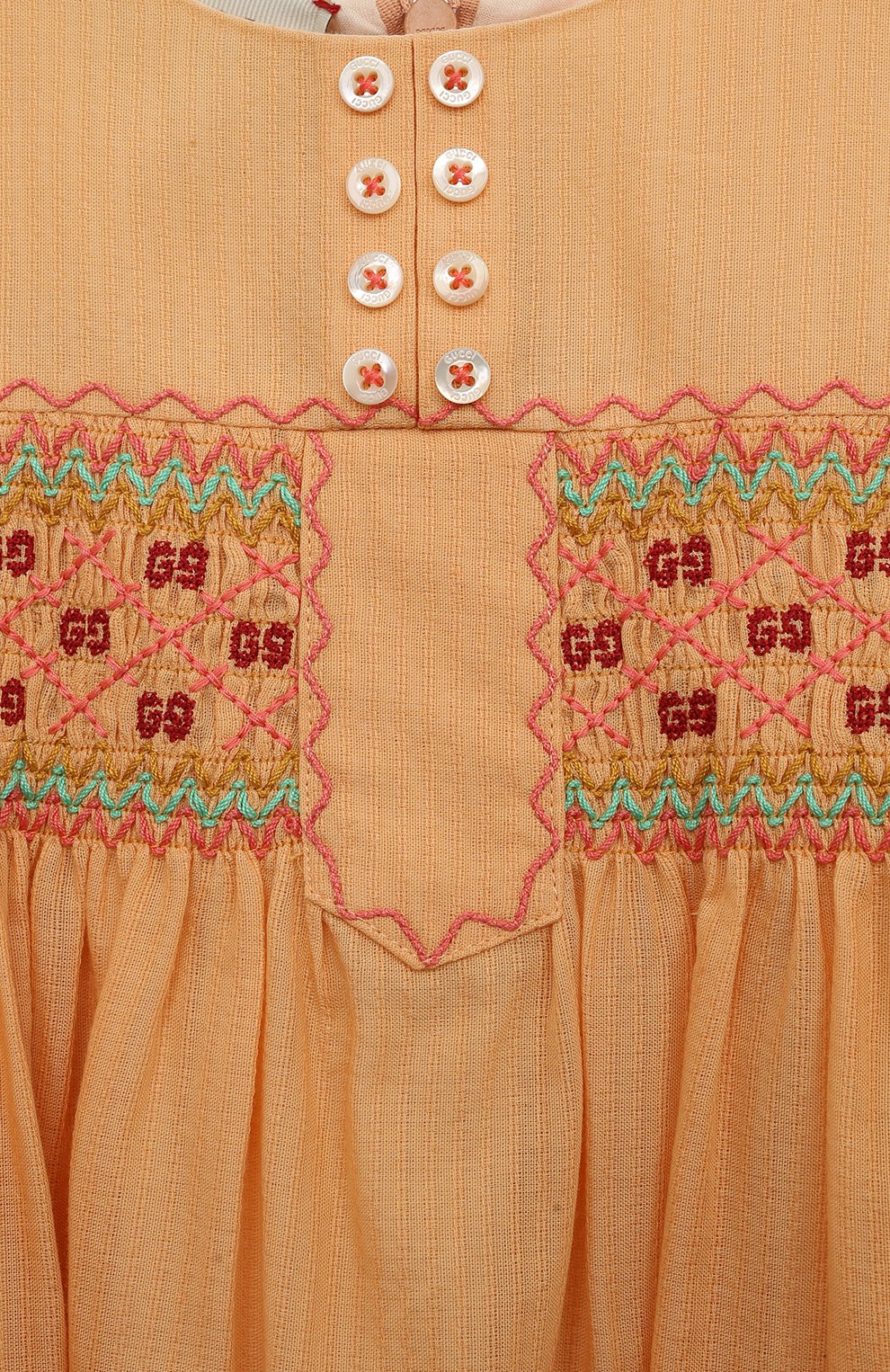 Хлопковое платье GUCCI, арт. 615243 ZAEFH, фото 3