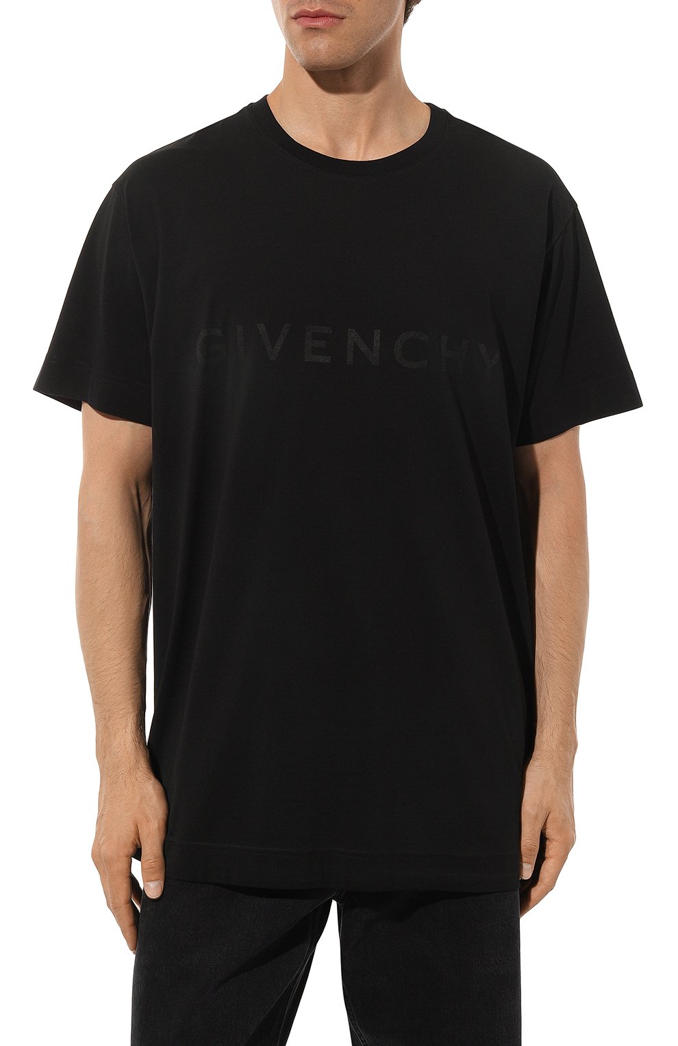 Хлопковая футболка GIVENCHY, арт. BM716N/3YC5, фото 3