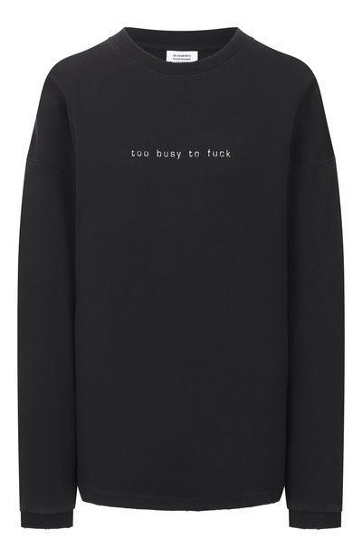 Хлопковый лонгслив VETEMENTS, арт. MH27LS198B