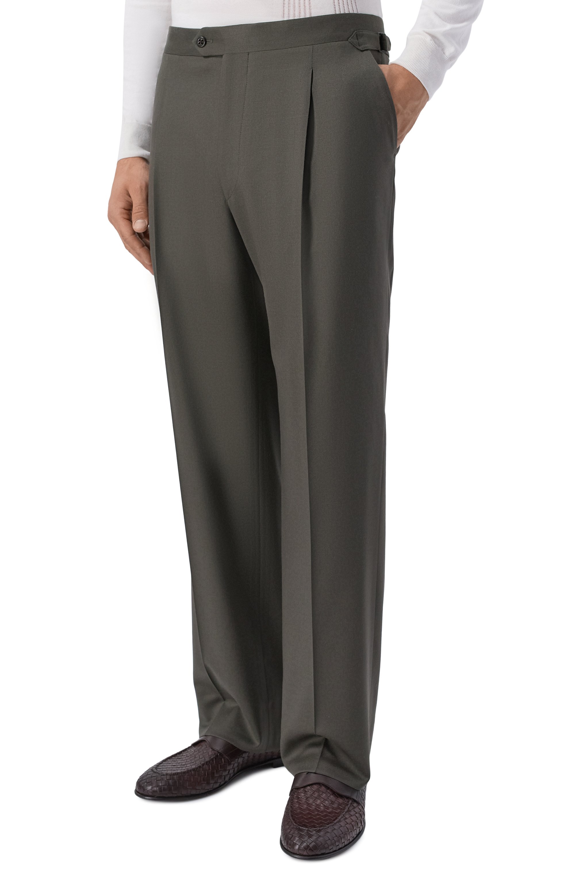 Шерстяные брюки CORNELIANI, арт. 284L26/2A18111, фото 3