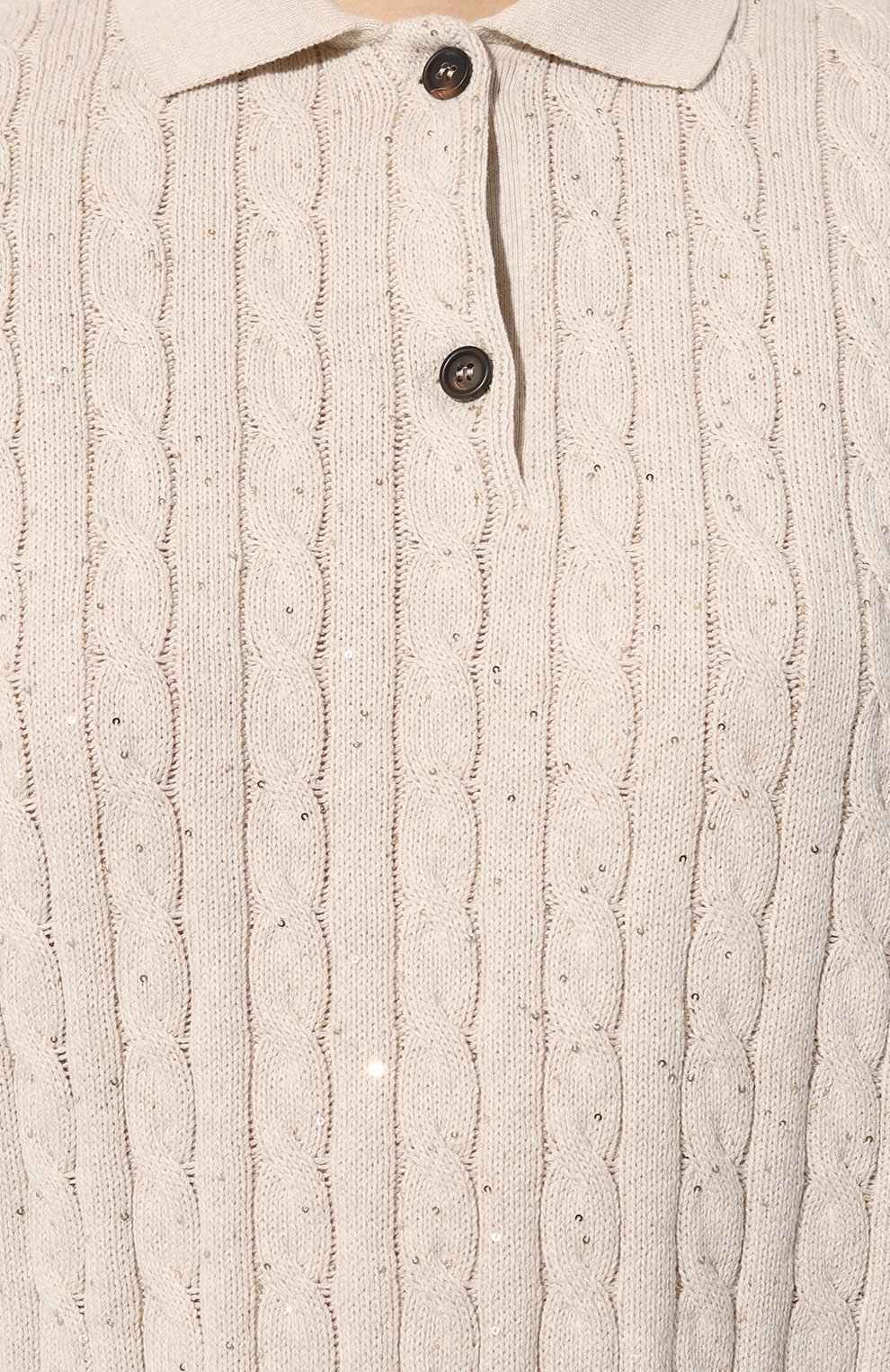 Хлопковое поло BRUNELLO CUCINELLI, арт. MDV797405, фото 5