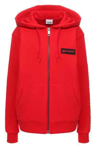 Женский хлопковая толстовка BURBERRY, арт. 8024544