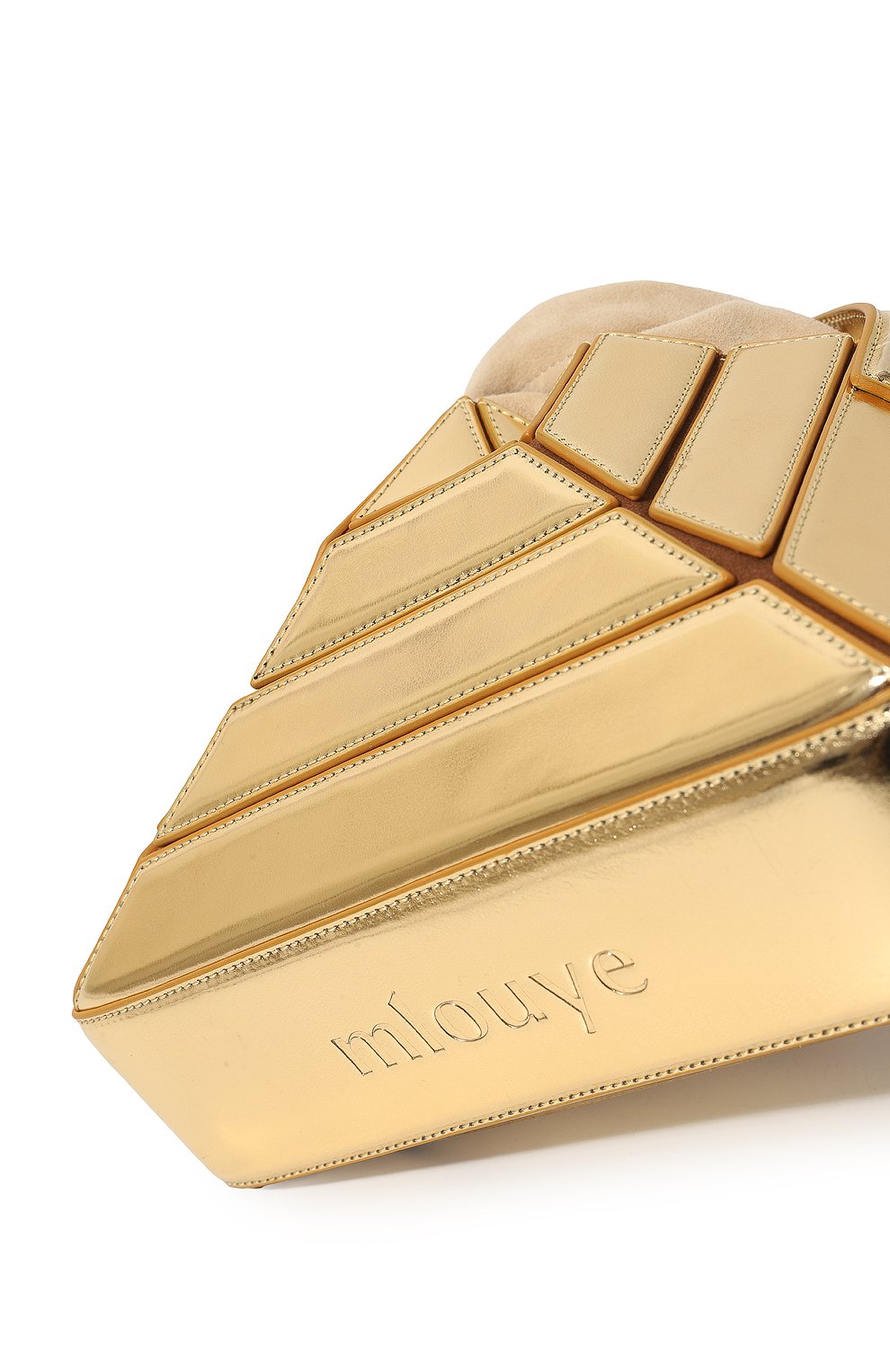 Сумка sera mini MLOUYE золотого цвета по цене 46000 руб., арт. 10-030, фото 3 Сумка sera mini MLOUYE, арт. 10-030, фото 3