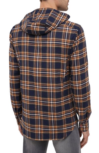 Хлопковая рубашка KITON, арт. UMCMARH0748608, фото 5