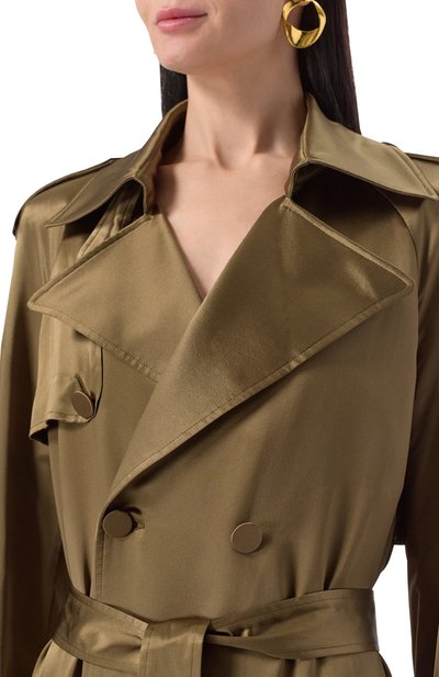 Атласный тренч GIUSEPPE DI MORABITO, арт. 04SSLD136 04422, фото 5