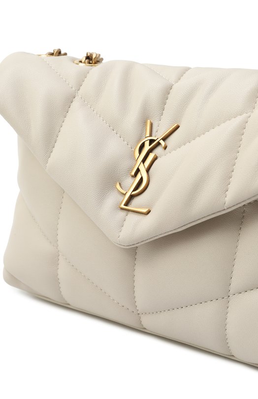 Сумка Puffer Loulou Saint Laurent 759337/1EL07 Кремовый  759337/1EL07 Фото 3