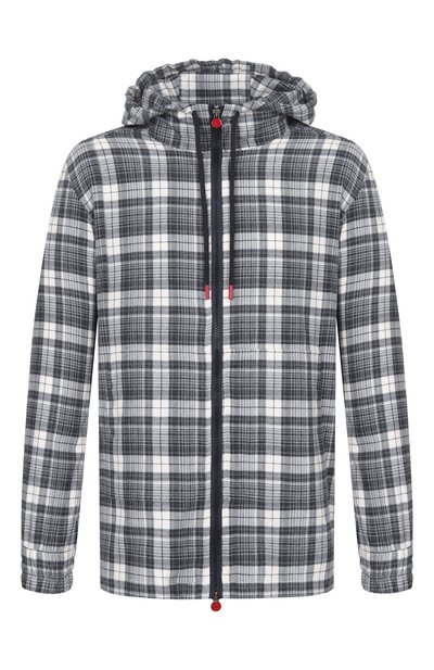 Мужская хлопковая рубашка KITON, арт. UMC010H0907206