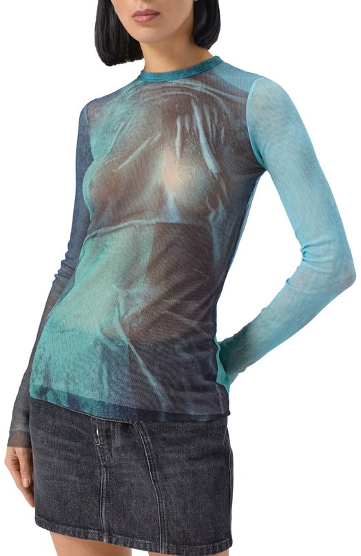 Топ Jean Paul Gaultier 25/03-W-T0310/M004P Голубой  25/03-W-T0310/M004P Фото 3