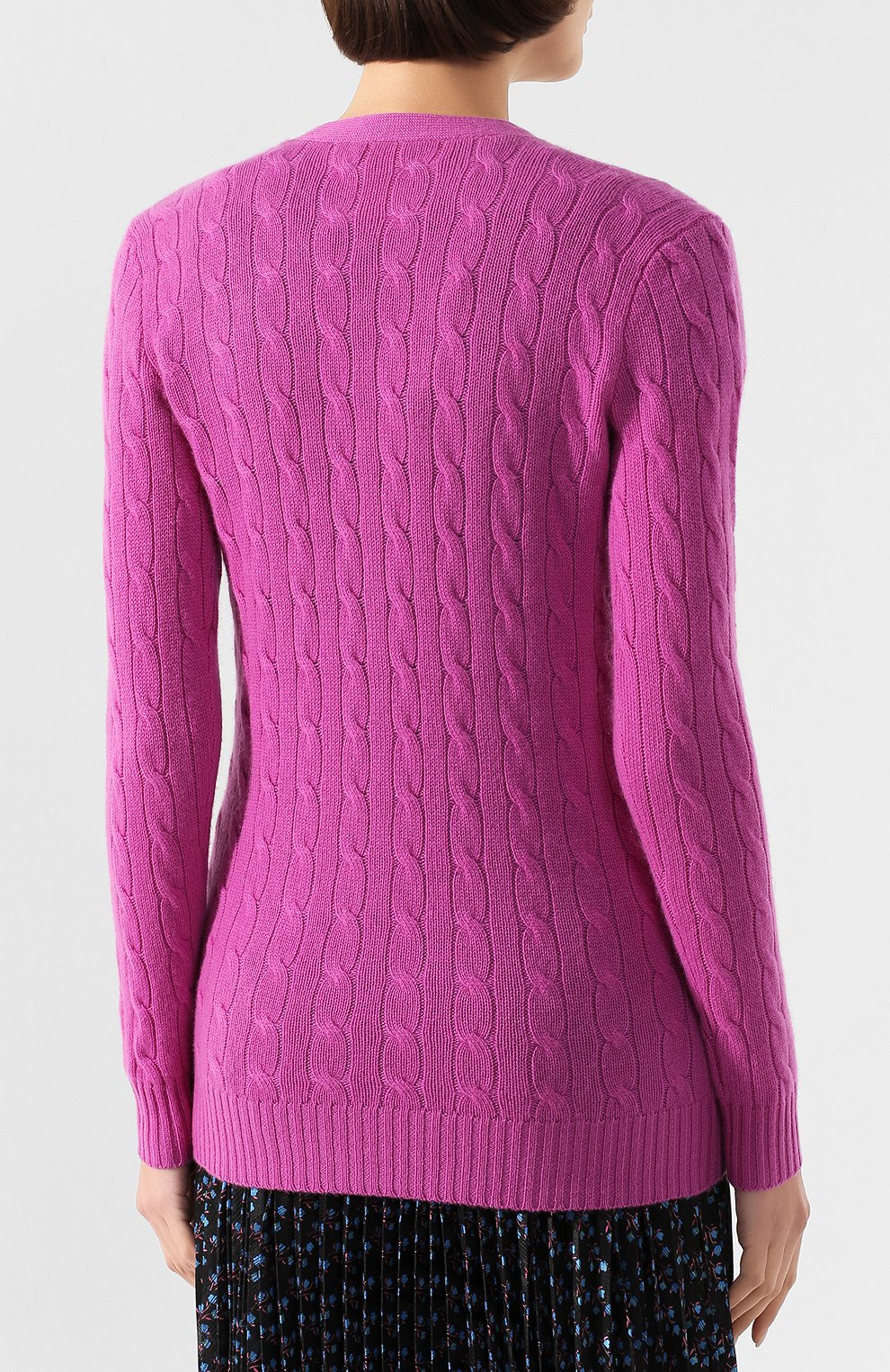 Кашемировый кардиган POLO RALPH LAUREN фуксия цвета по цене 43150 руб., арт. 211781975, фото 4 Кашемировый кардиган POLO RALPH LAUREN, арт. 211781975, фото 4