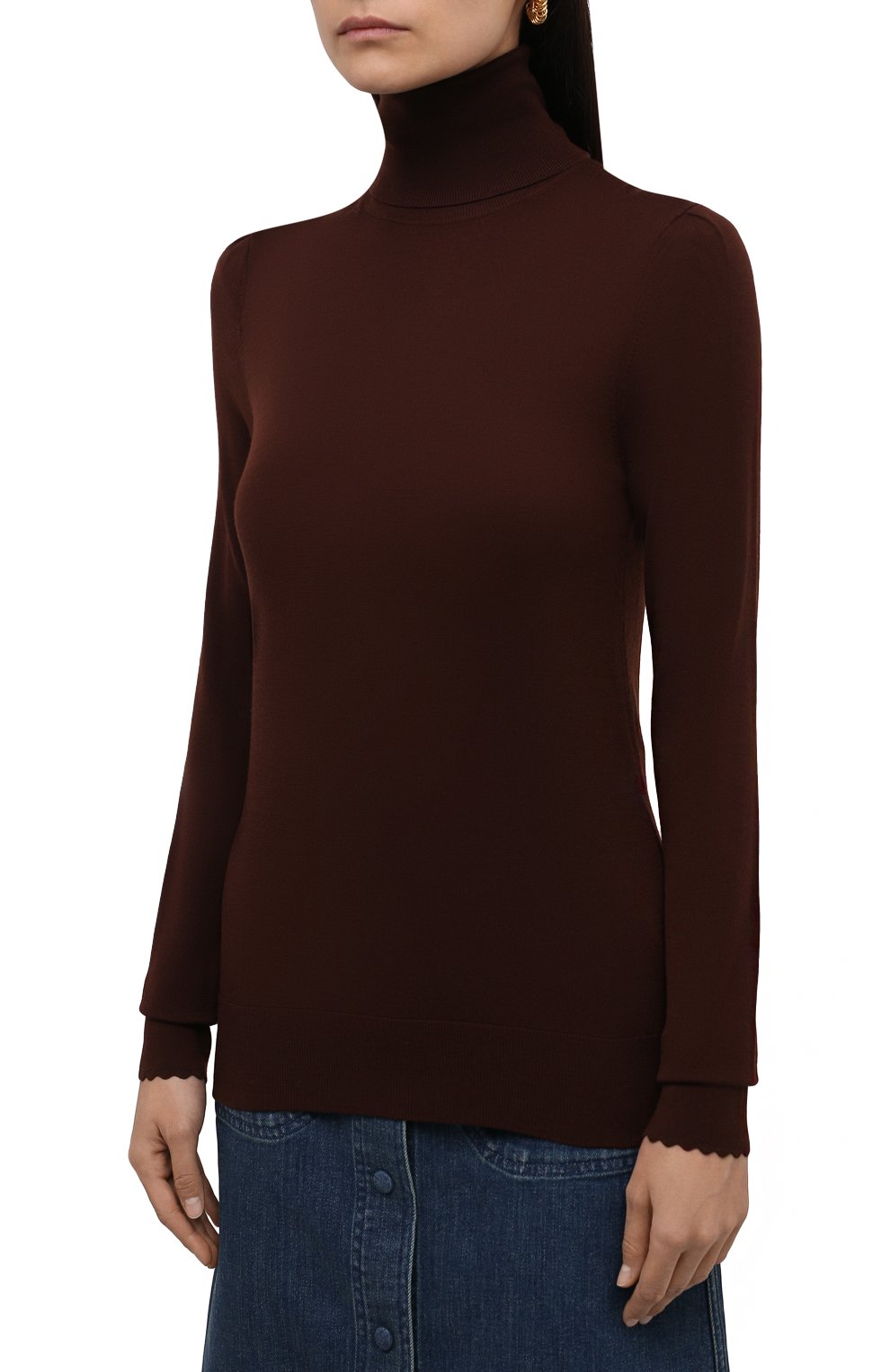 Шерстяная водолазка CHLOÉ, арт. CHC21WMP01530, фото 3