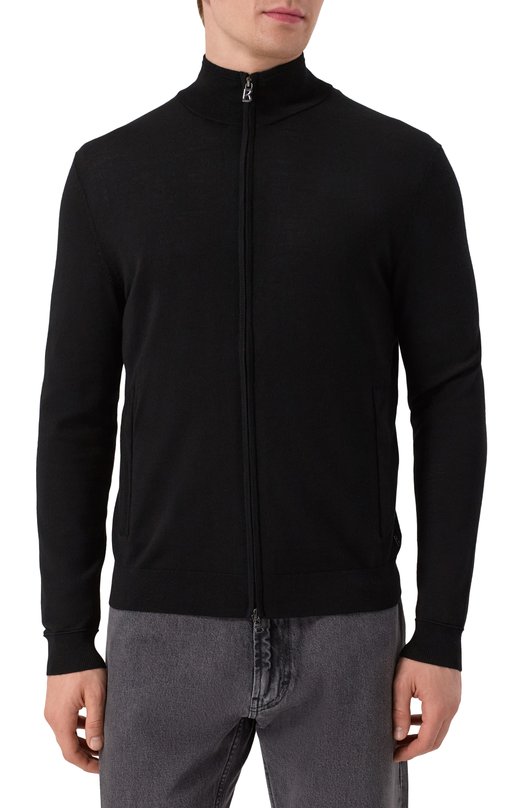 Шерстяной кардиган Bogner 88589785 Чёрный  88589785 Фото 3