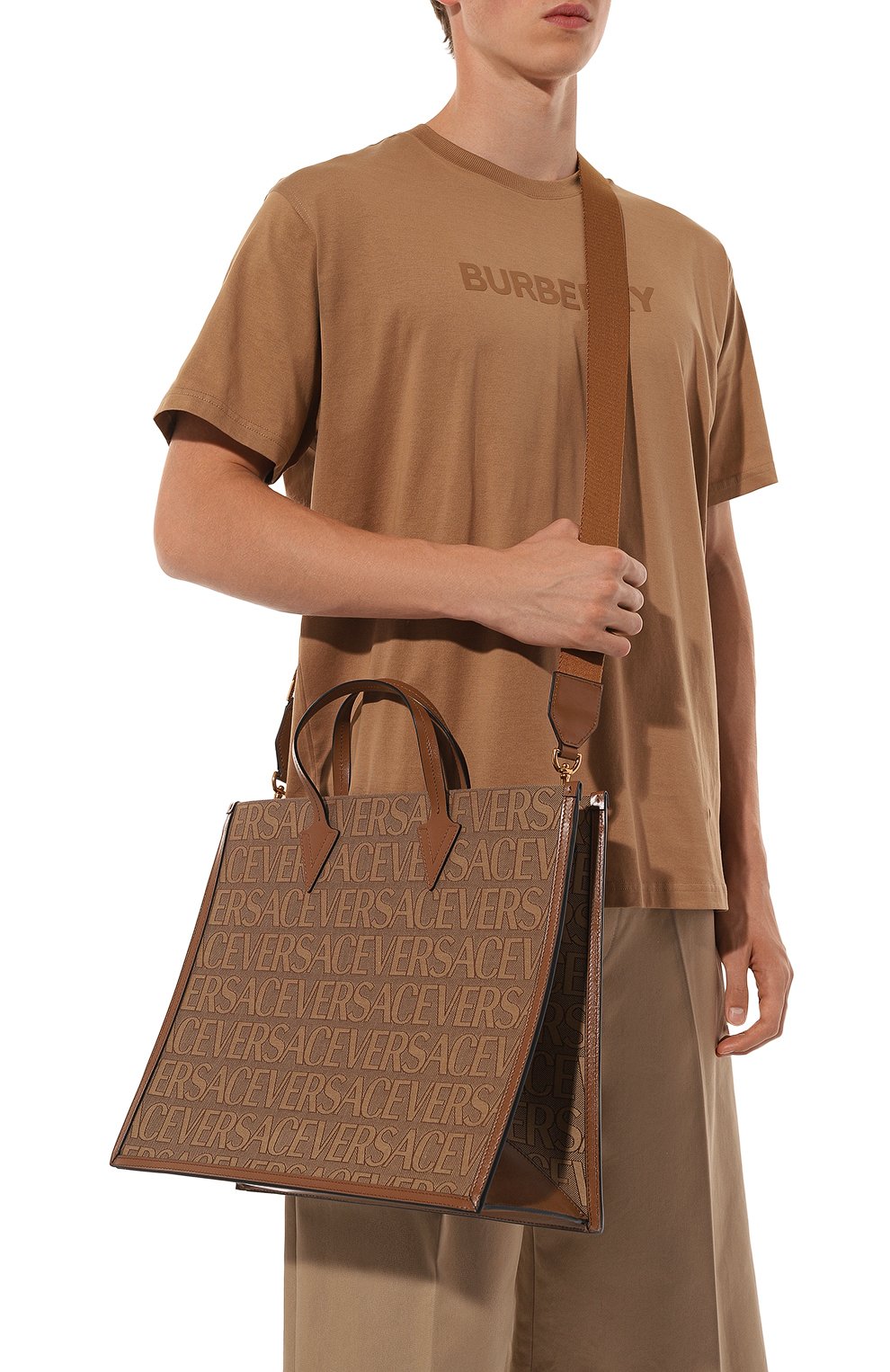 Сумка-тоут versace allover VERSACE, арт. 1008913/1A07951, фото 2