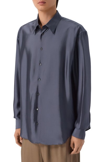 Сорочка из вискозы и шелка GIORGIO ARMANI, арт. GM004664/TE23968, фото 3