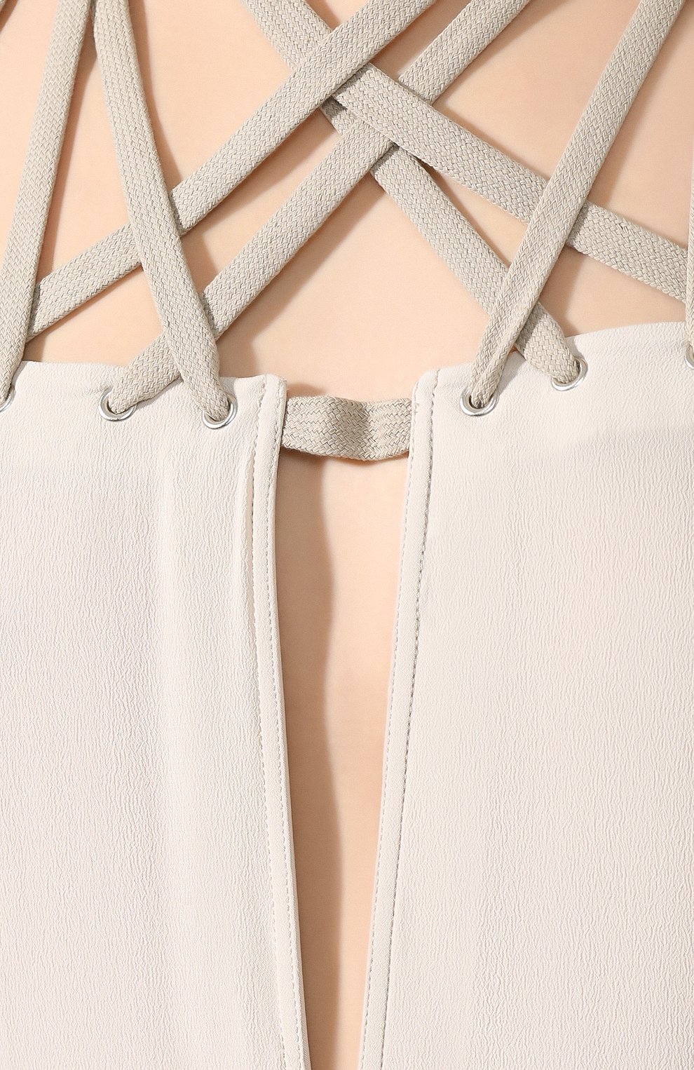 Платье-макси RICK OWENS белого цвета по цене 137500 руб., арт. R020S1552/CCTEW3, фото 5 Платье-макси RICK OWENS, арт. R020S1552/CCTEW3, фото 5
