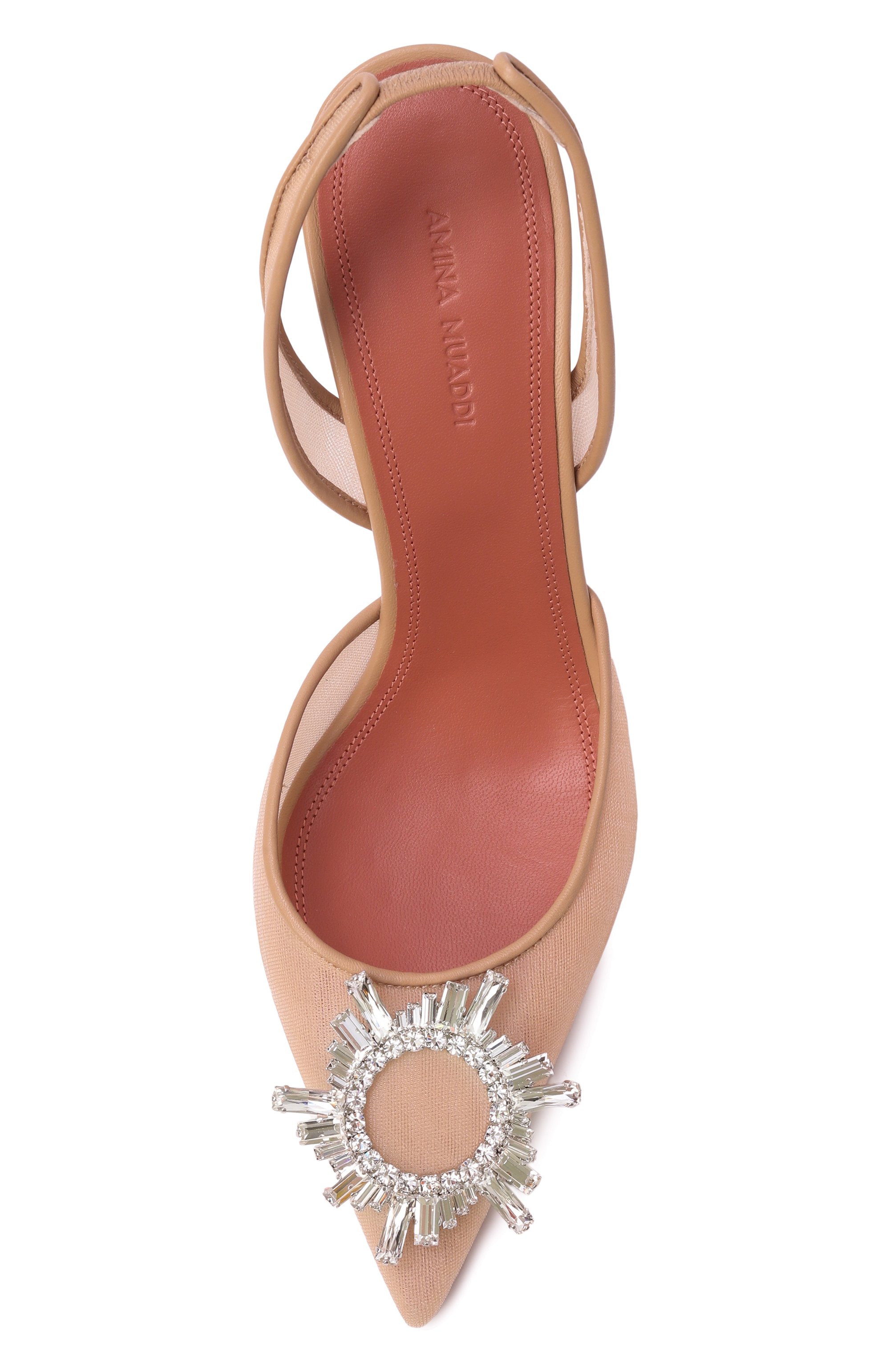 Текстильные туфли begum sling 95 AMINA MUADDI, арт. BEGUM MESH SLING 95/MESH, фото 6