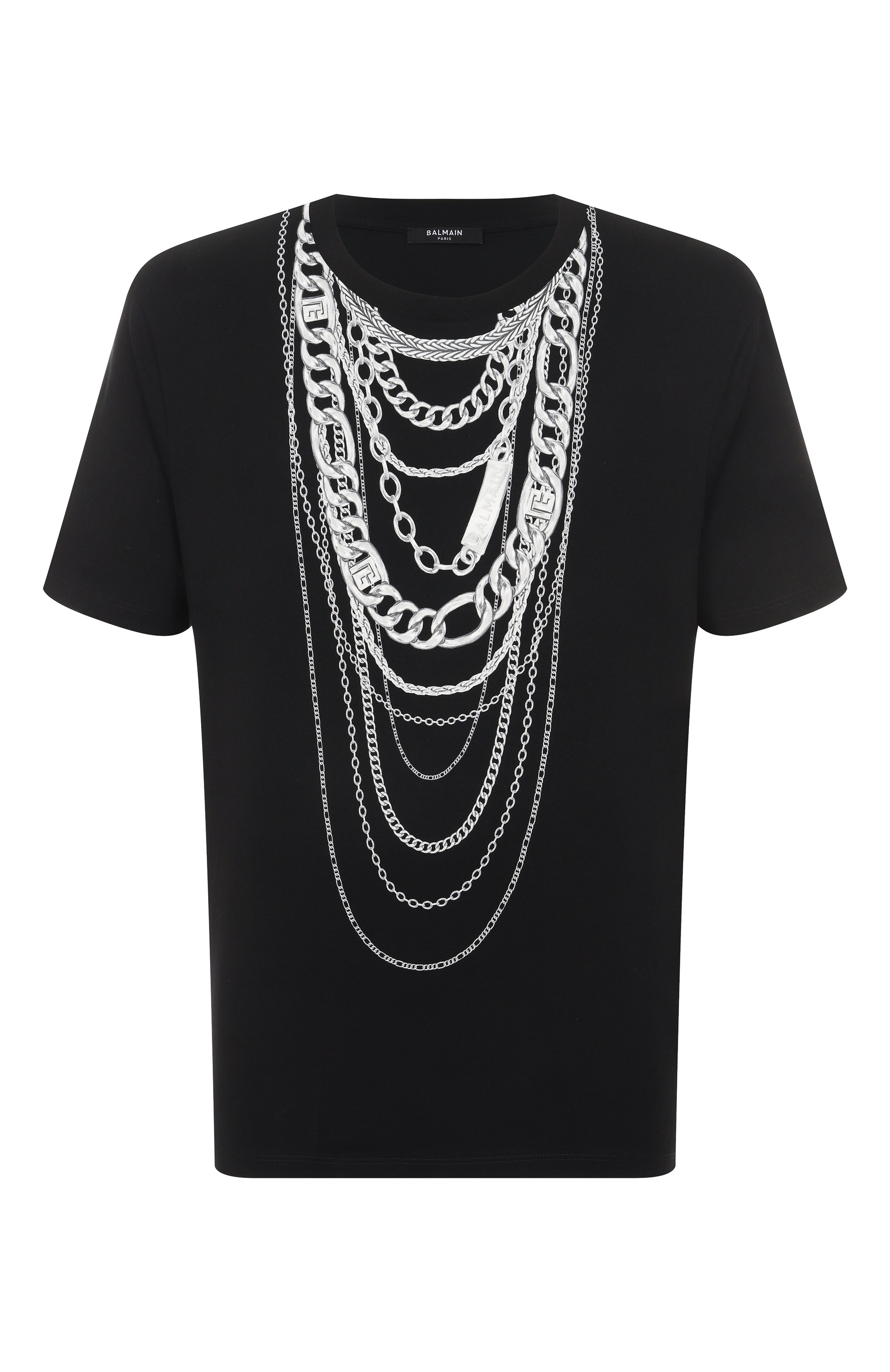 Хлопковая футболка BALMAIN, арт. FH1EG000/GF06, фото 1