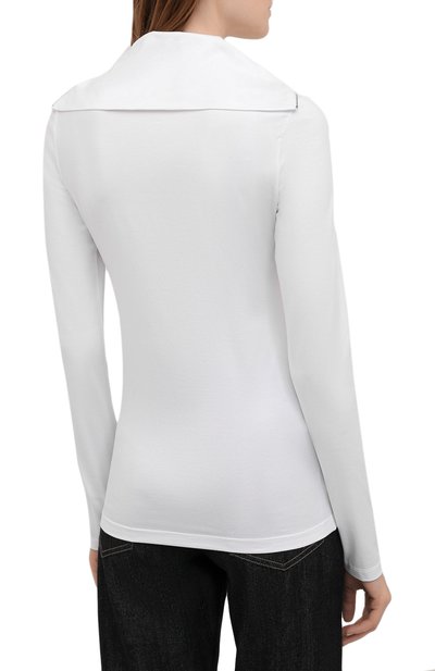 Хлопковый лонгслив JIL SANDER, арт. JPPT705503-WT257108, фото 4