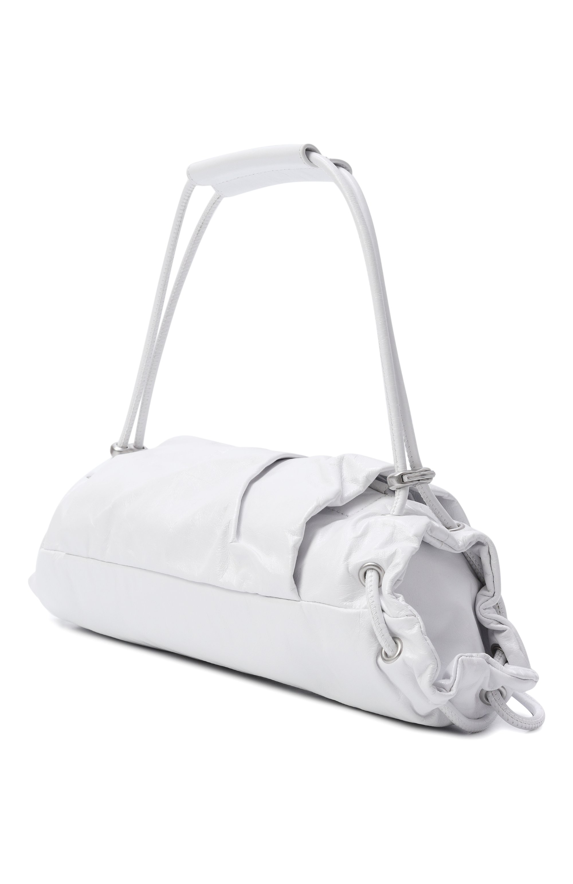 Сумка scrunch-d DIESEL белого цвета по цене 59950 руб., арт. X10331/P1003, фото 4 Сумка scrunch-d DIESEL, арт. X10331/P1003, фото 4