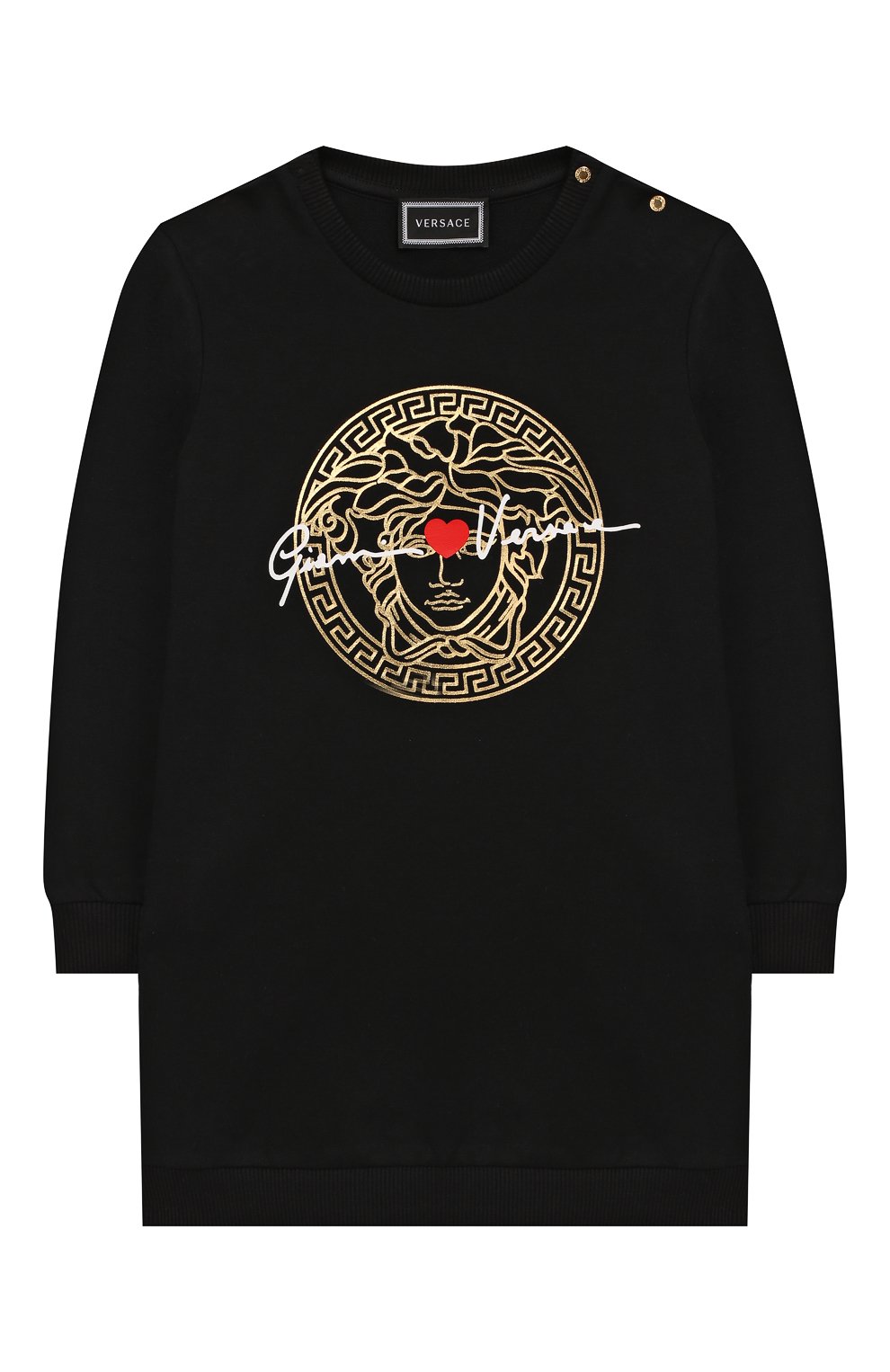 Хлопковое платье VERSACE, арт. YA000143/YA00077, фото 1