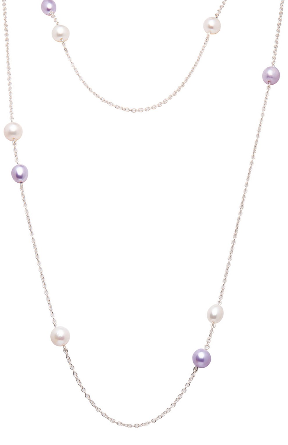 Колье MIMI бесцветного цвета по цене 83600 руб., арт. C23VNAF12-140, фото 1 Колье MIMI, арт. C23VNAF12-140, фото 1