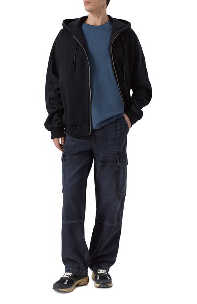 Футболка BOSS синего цвета по цене 18850 руб., арт. 50554109, фото 2 Футболка BOSS, арт. 50554109, фото 2