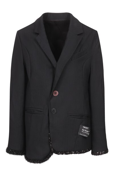 Женский шерстяной жакет с отделкой пайетками UNDERCOVER, арт. UC2E1103