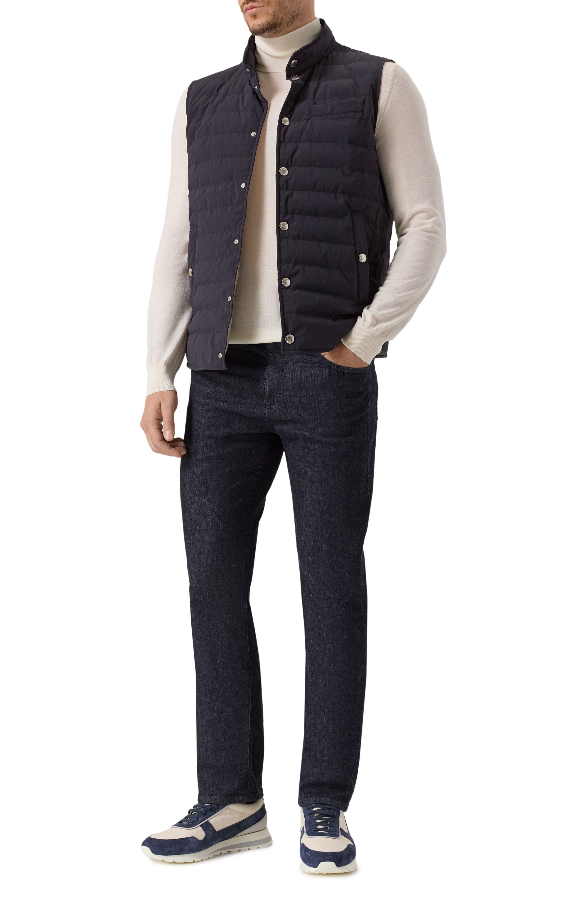 Пуховый жилет BRUNELLO CUCINELLI, арт. MM4911711, фото 2