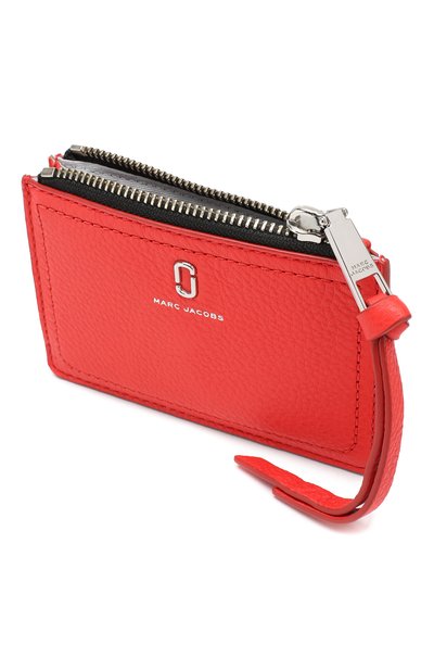 Кожаный футляр для кредитных карт MARC JACOBS (THE) красного цвета по цене 15450 руб., арт. M0015123, фото 3 Кожаный футляр для кредитных карт MARC JACOBS (THE), арт. M0015123, фото 3