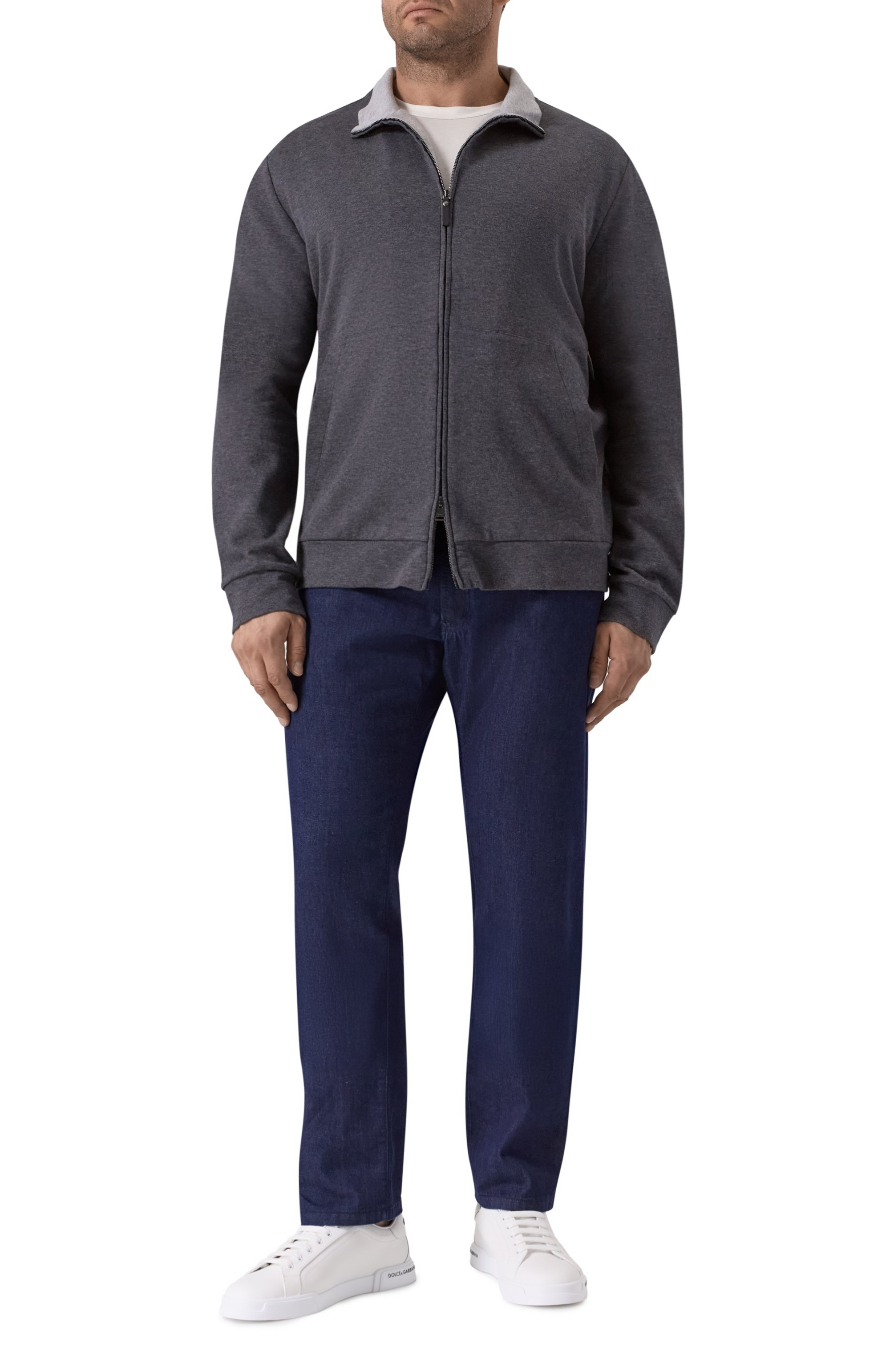 Хлопковая толстовка CANALI, арт. T0854UB/MJ02137, фото 2