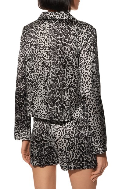 Шелковая рубашка STELLA MCCARTNEY серого цвета по цене 45950 руб., арт. S6H301120, фото 4 Шелковая рубашка STELLA MCCARTNEY, арт. S6H301120, фото 4