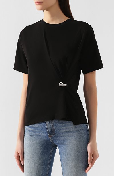 Футболка RAG AND BONE черного цвета по цене 18050 руб., арт. W292T22JL, фото 3 Футболка RAG AND BONE, арт. W292T22JL, фото 3