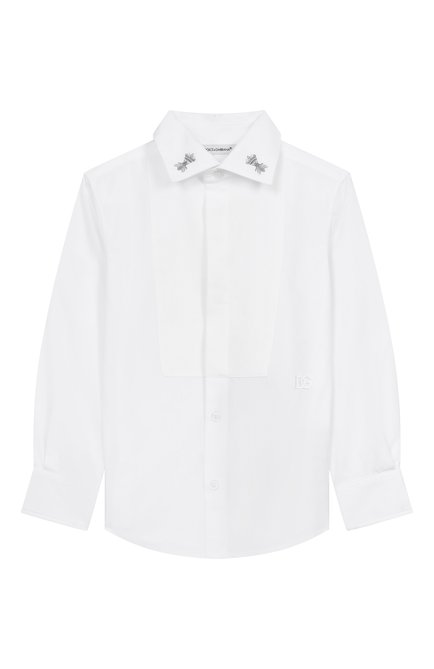 Хлопковая рубашка DOLCE & GABBANA, арт. L44S63/FU5HW_001