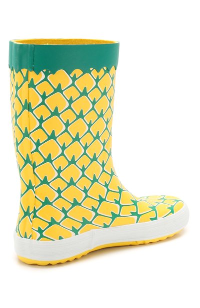 Сапоги резиновые AIGLE желтого цвета по цене 5625 руб., арт. 382662/L0LLY P0P FUN, фото 3 Сапоги резиновые AIGLE, арт. 382662/L0LLY P0P FUN, фото 3