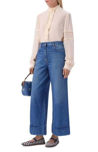 Текстильные балетки la cruisette VALENTINO, арт. 8W0S0PI3/ARY, фото 3