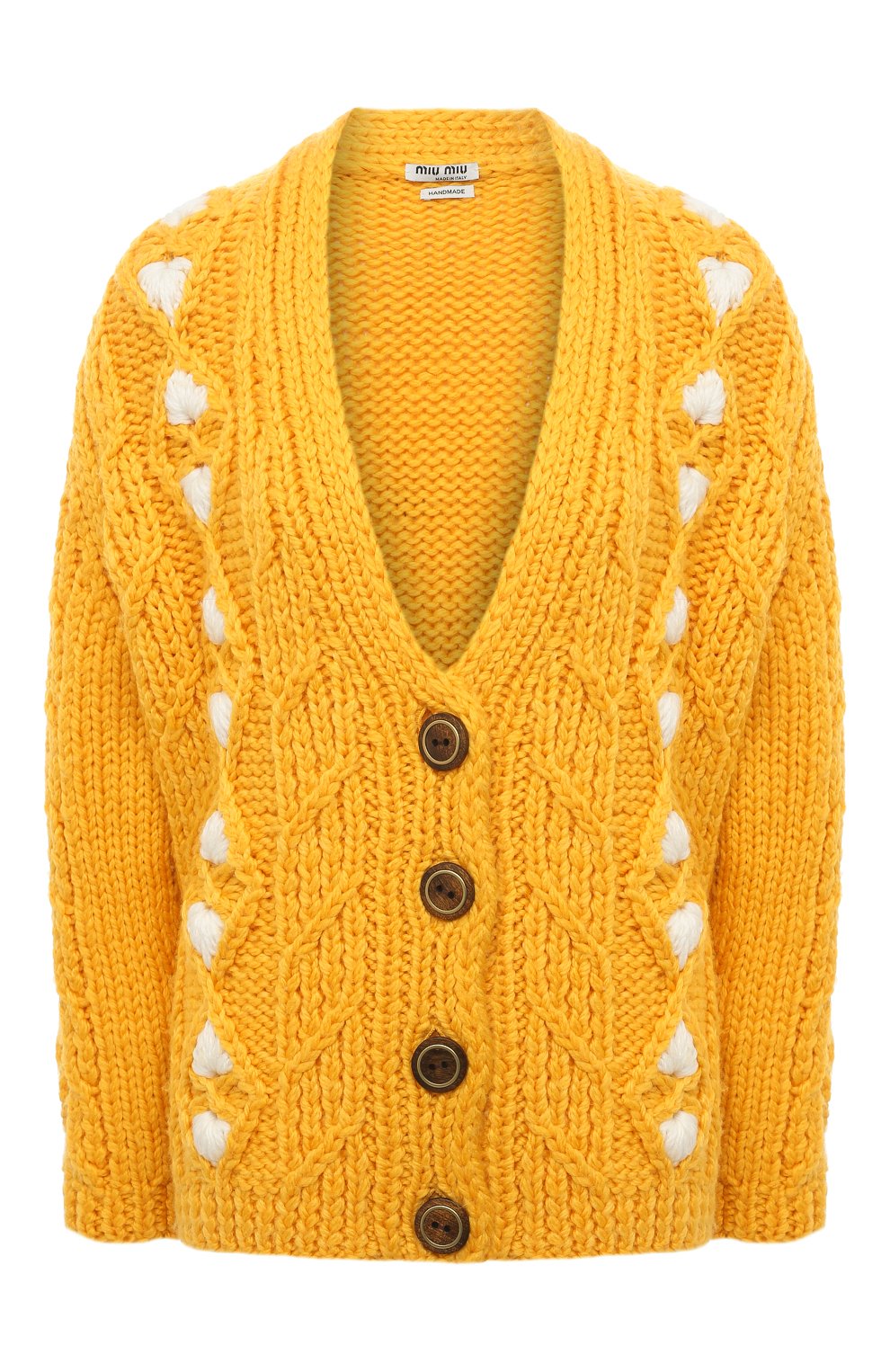 Шерстяной кардиган MIU MIU, арт. MMF307-MPZ-F0080, фото 1