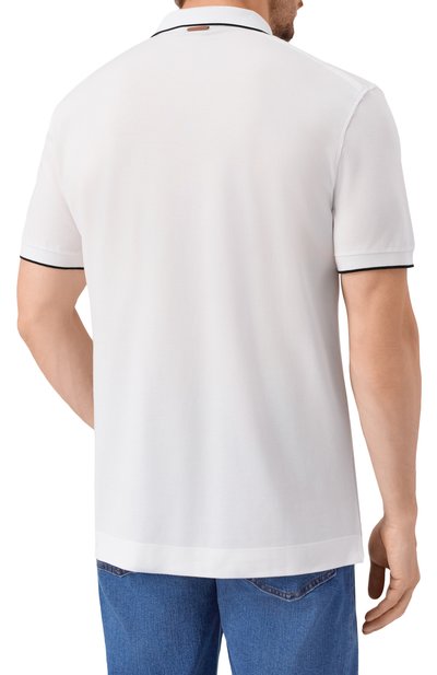 Хлопковое поло ZEGNA, арт. B746/RE7358A5, фото 4