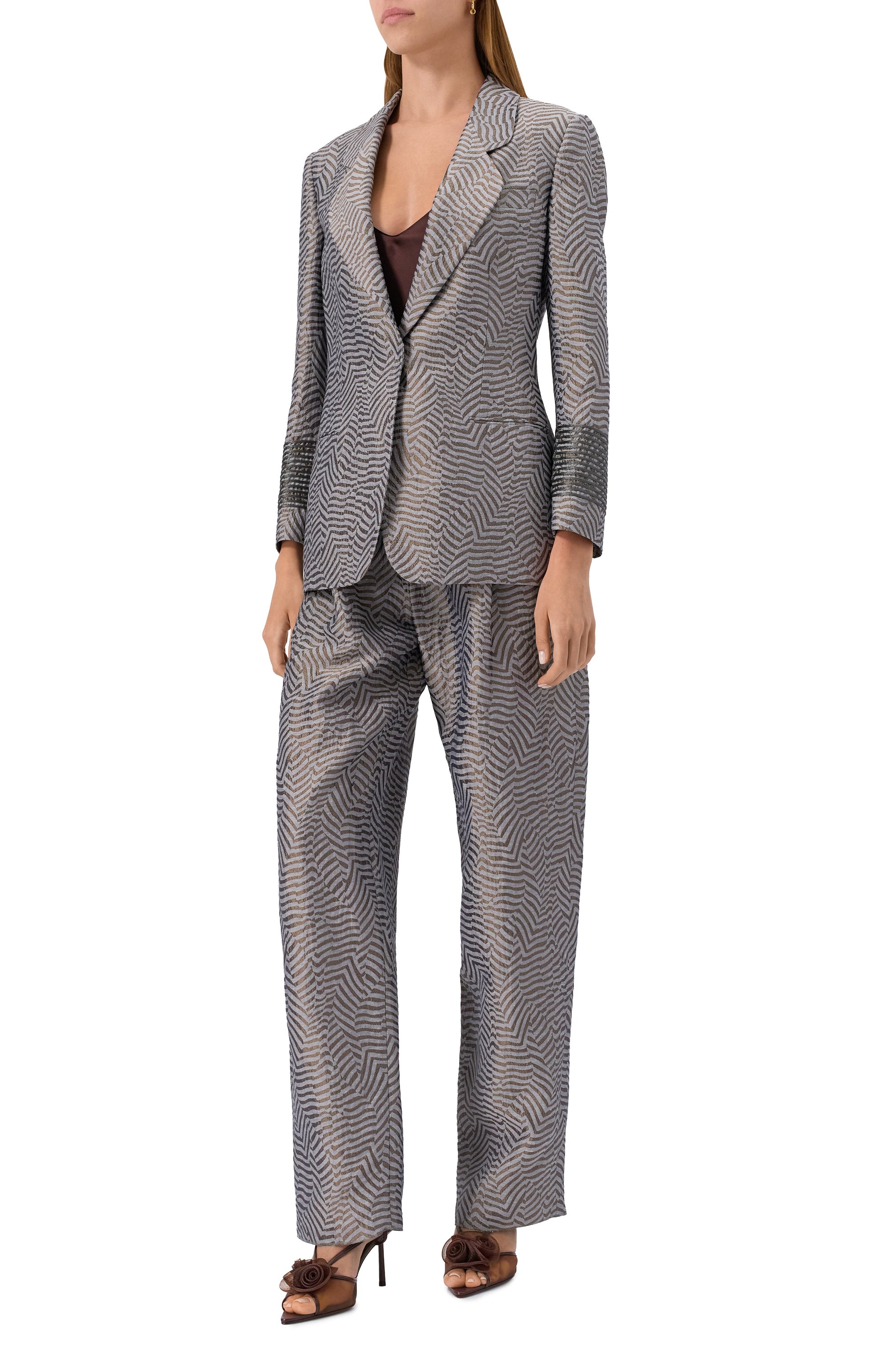 Текстильные босоножки LE SILLA, арт. 5316D080BXPPNEM/, фото 2