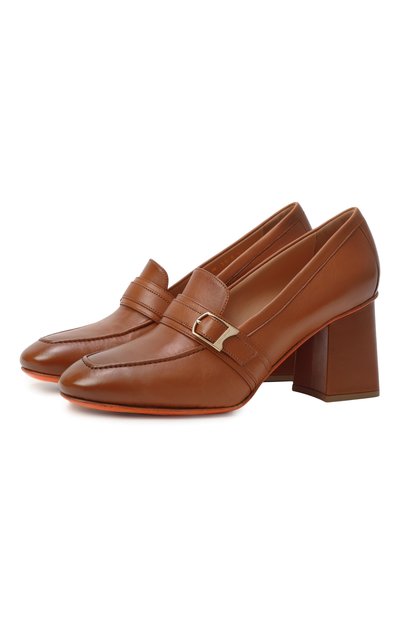 Женские кожаные туфли SANTONI, арт. WDCG71240SX1NZZF