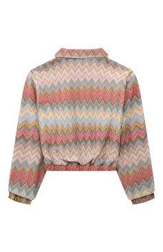 Детское рубашка MISSONI разноцветного цвета, арт. MV5A10/Q0062/12-14 | Фото 2 (Материал внешний: Вискоза; Материал сплава: Проставлено; Рукава: Длинные; Драгоценные камни: Проставлено; Материал подклада: Хлопок; Случай: Повседневный; Ростовка одежда: 13 - 15 лет | 158 см, 12 лет | 152 см)