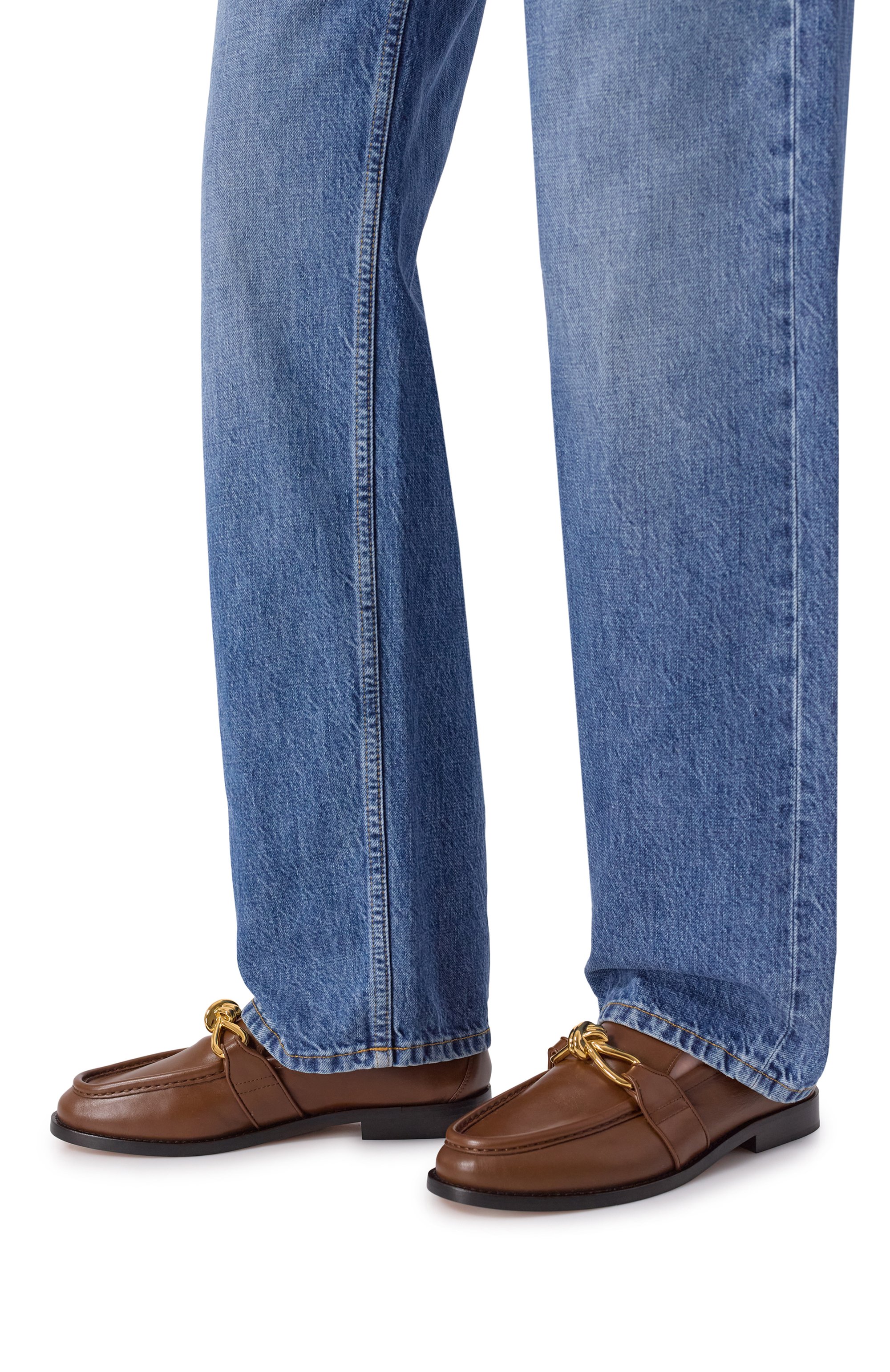 Кожаные лоферы astaire BOTTEGA VENETA, арт. 796697/V5DZ0, фото 2