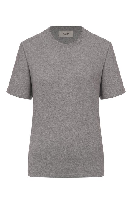Женская хлопковая футболка AGNONA, арт. TT1008S/Y2076