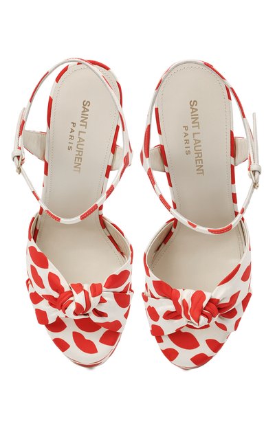 Текстильные босоножки bianca SAINT LAURENT, арт. 659476/2W000, фото 5