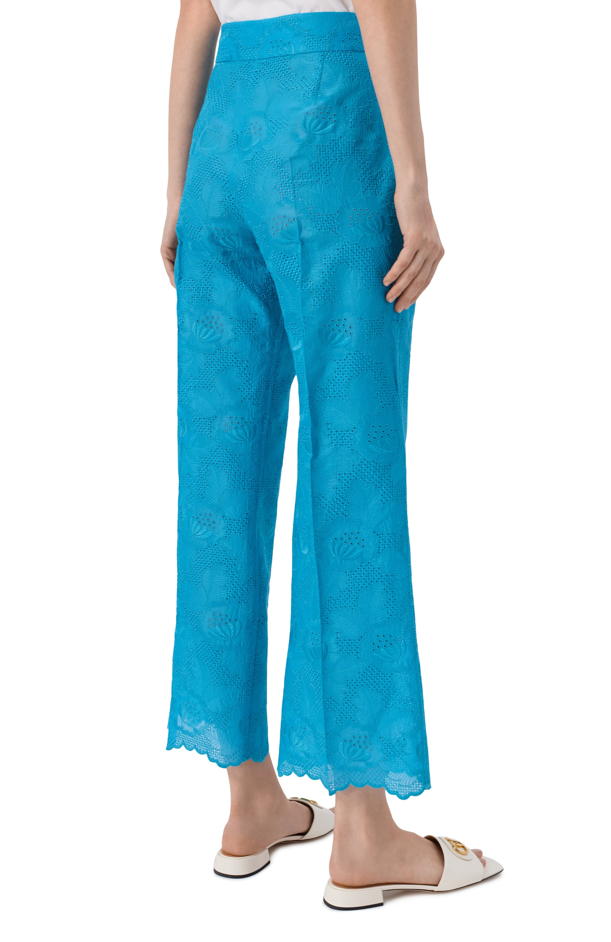 Хлопковые брюки VALENTINO, арт. 8B3RB6X2/A4G, фото 4