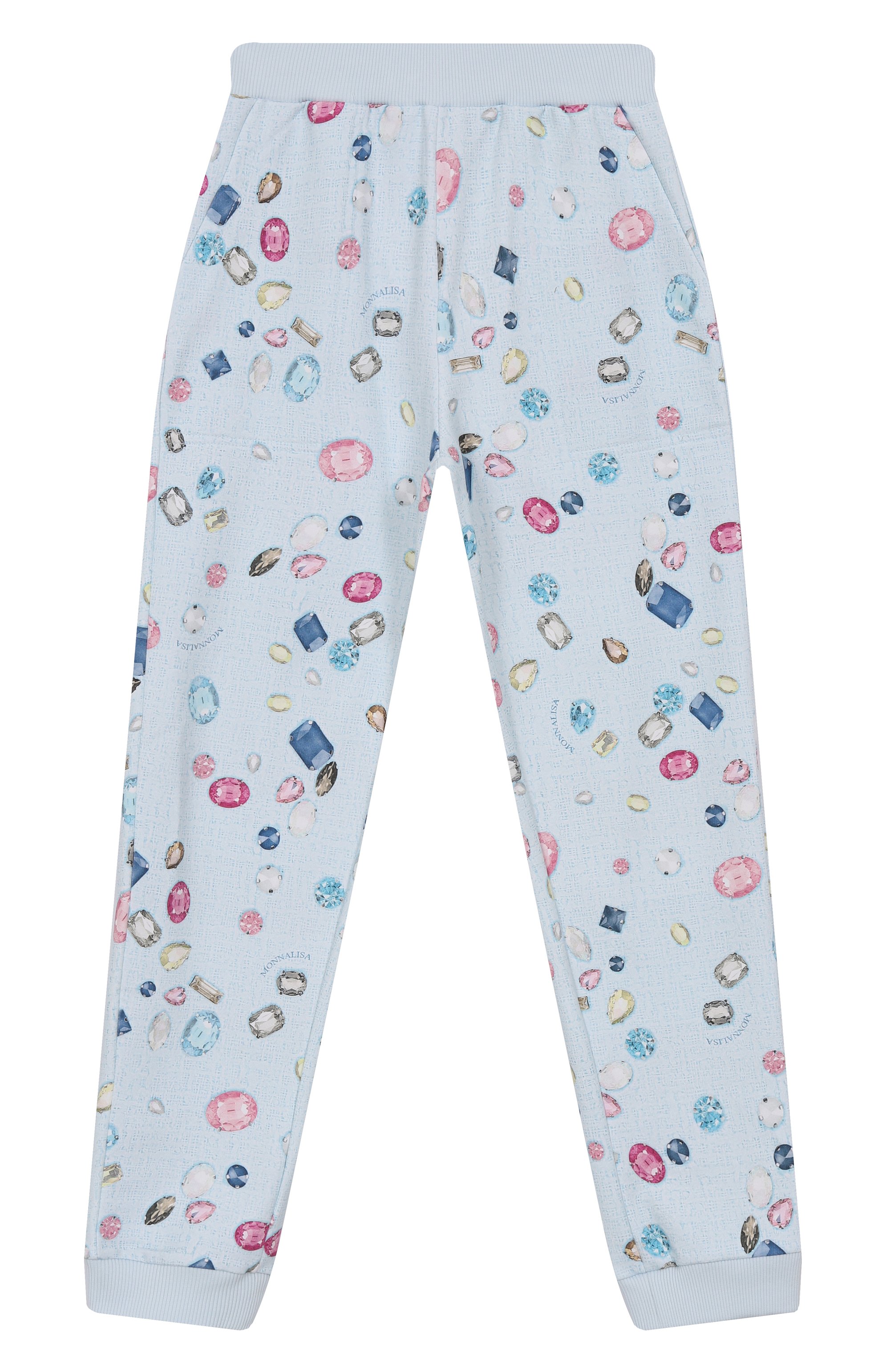 Хлопковые джоггеры MONNALISA, арт. 19F405, фото 1