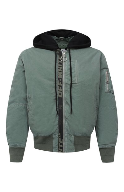 Хлопковый бомбер OFF-WHITE, арт. 0MEH028R21FAB001, фото 1